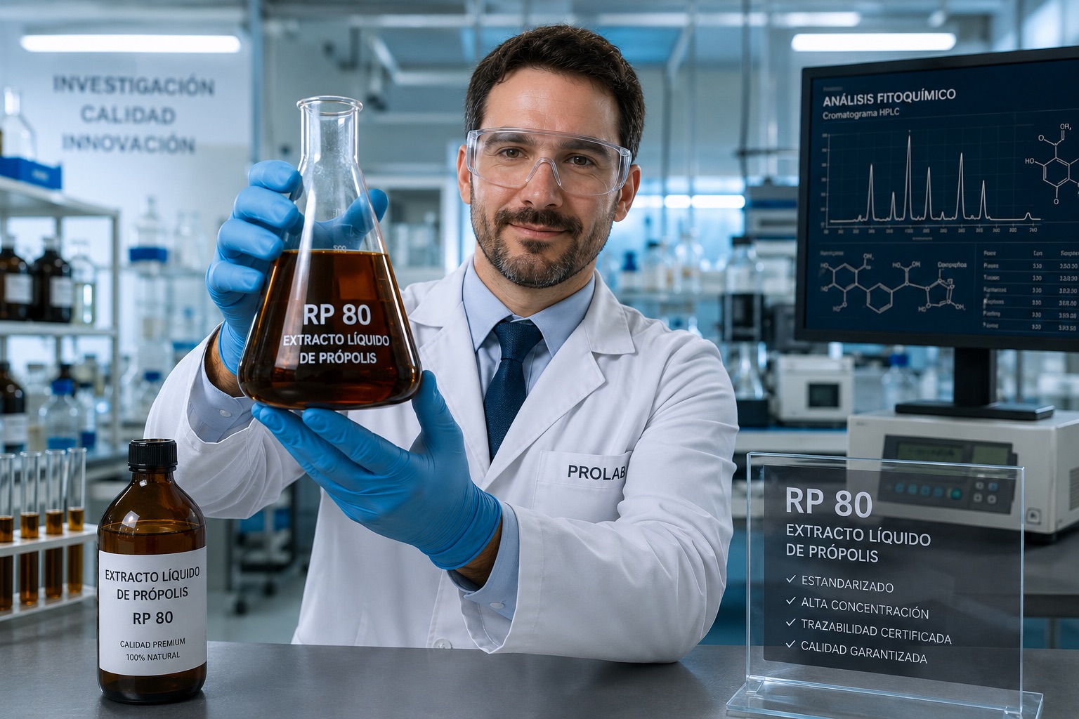 RP-80 hydroalcoholic propolis liquid extract